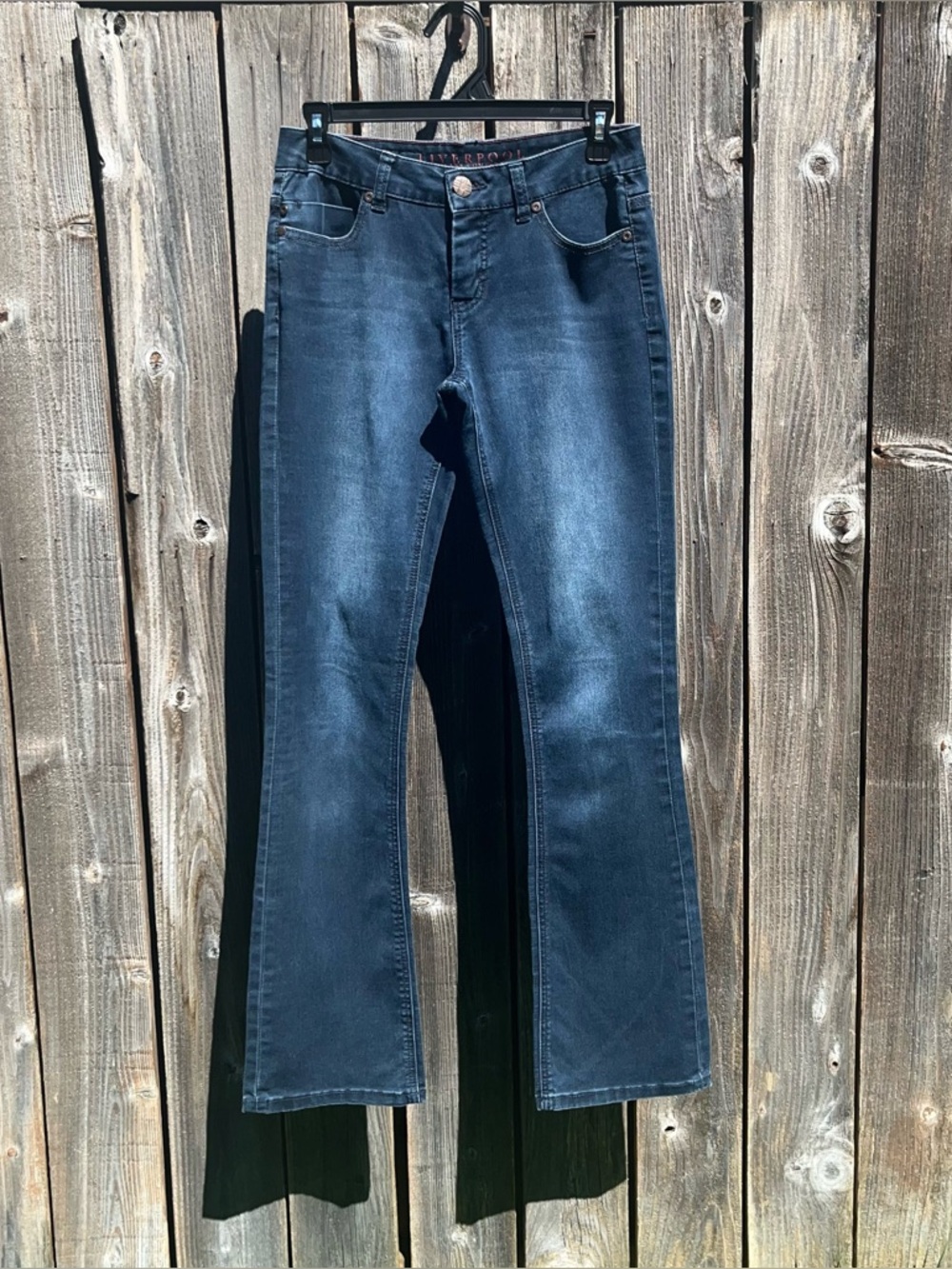 Liverpool midrise Lucy bootcut dark blue Jeans  size 2